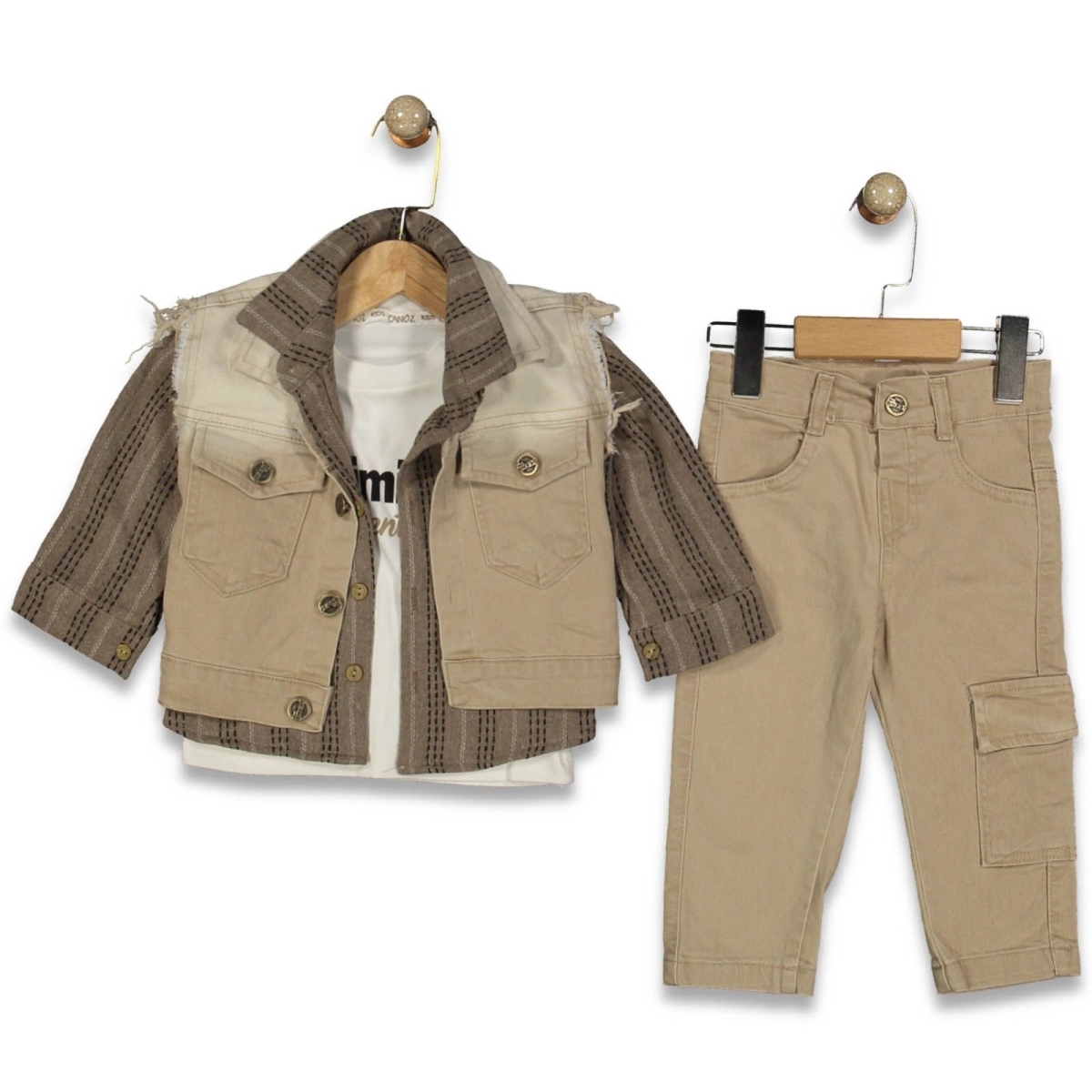 ERKEK 1/4 YAŞ KOT YELEK 4 LÜ TAKIM