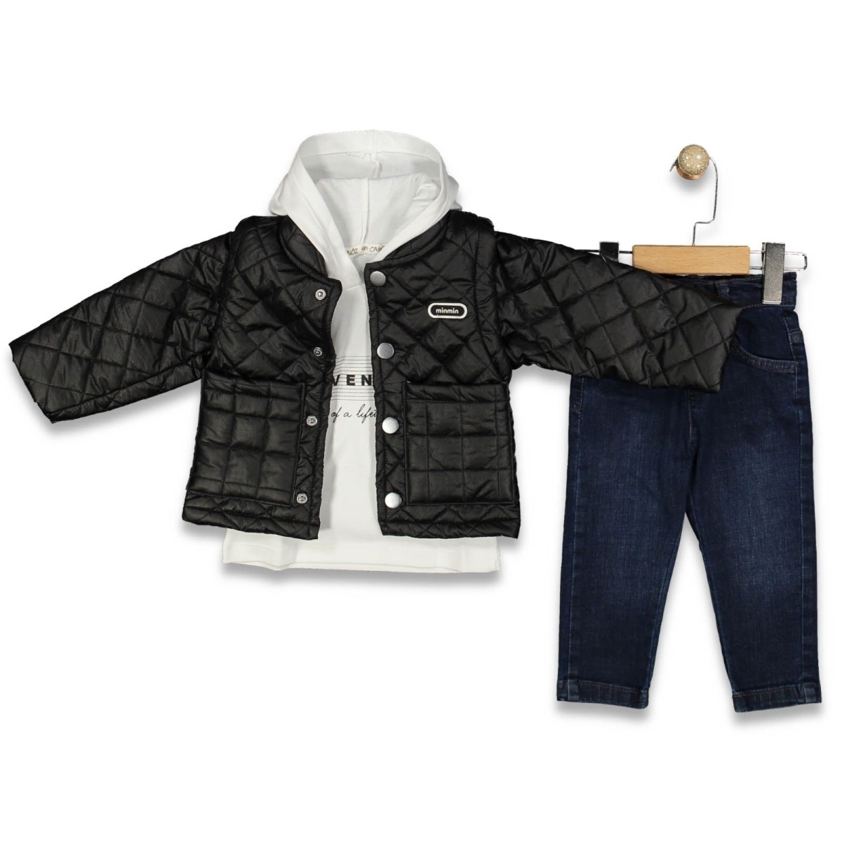 ERKEK 1/4 YAŞ MONT YELEK 3 LÜ TAKIM