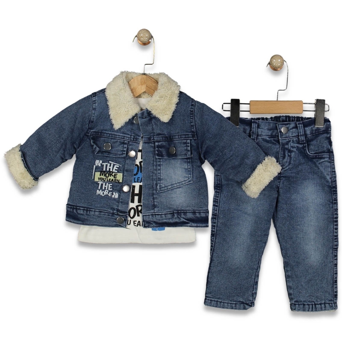 ERKEK 1/4 YAŞ THE MORE BASKILI VERSOFTLU 3 LÜ TAKI