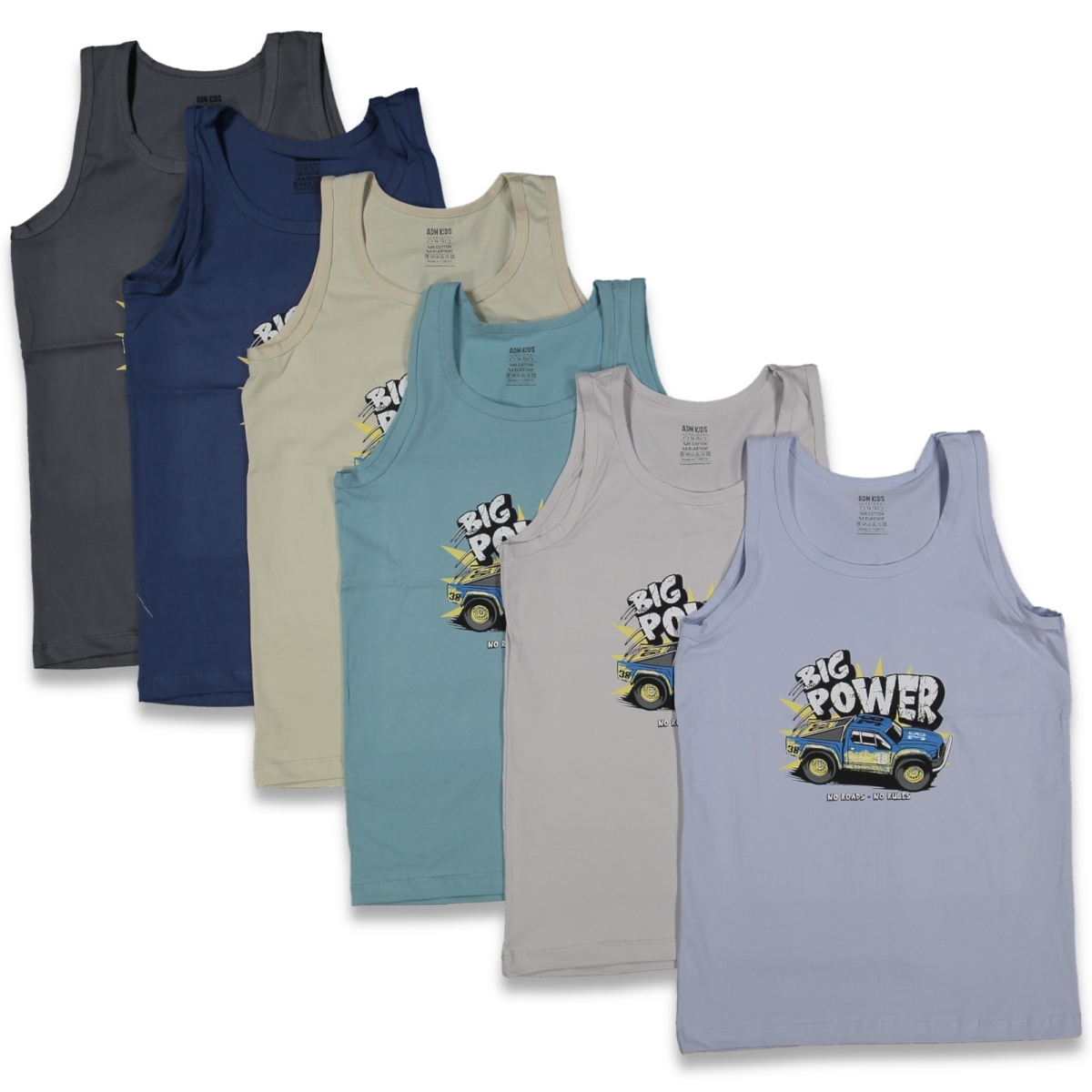 ERKEK 14/15 YAŞ KAYKAYLI DİNAZOR BASKILI ATLET