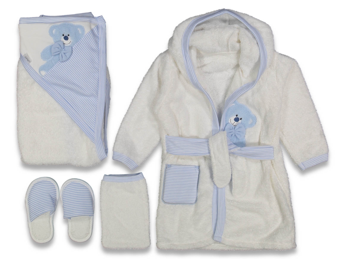 ERKEK 1/6 AY SÜZENE AYİCİK BORNOZ SETİ