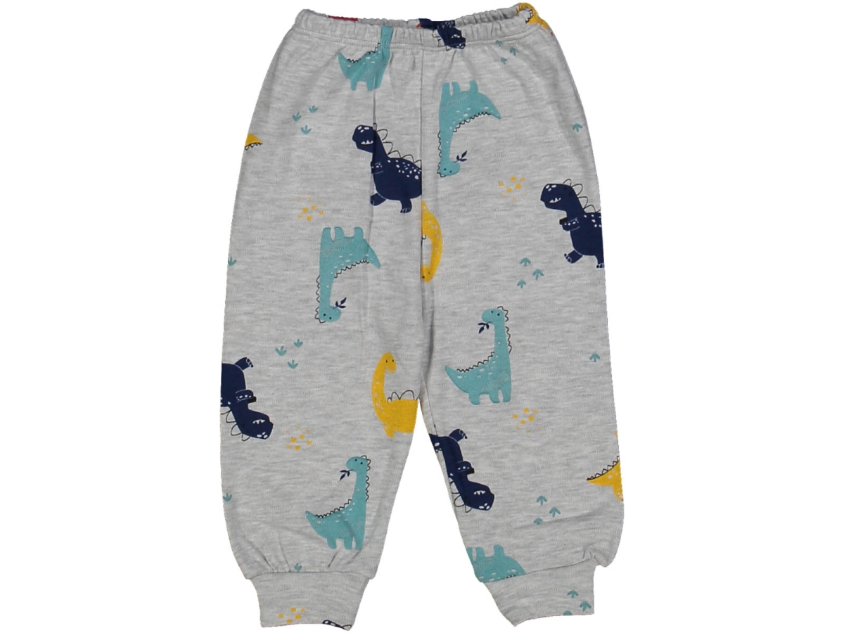 ERKEK 1/9 AY DİNO BASKI MANŞETLİ TEK ALT