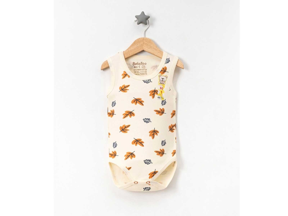 ERKEK 1/9 AY YAPRAK BASKILI KOLSUZ BADI