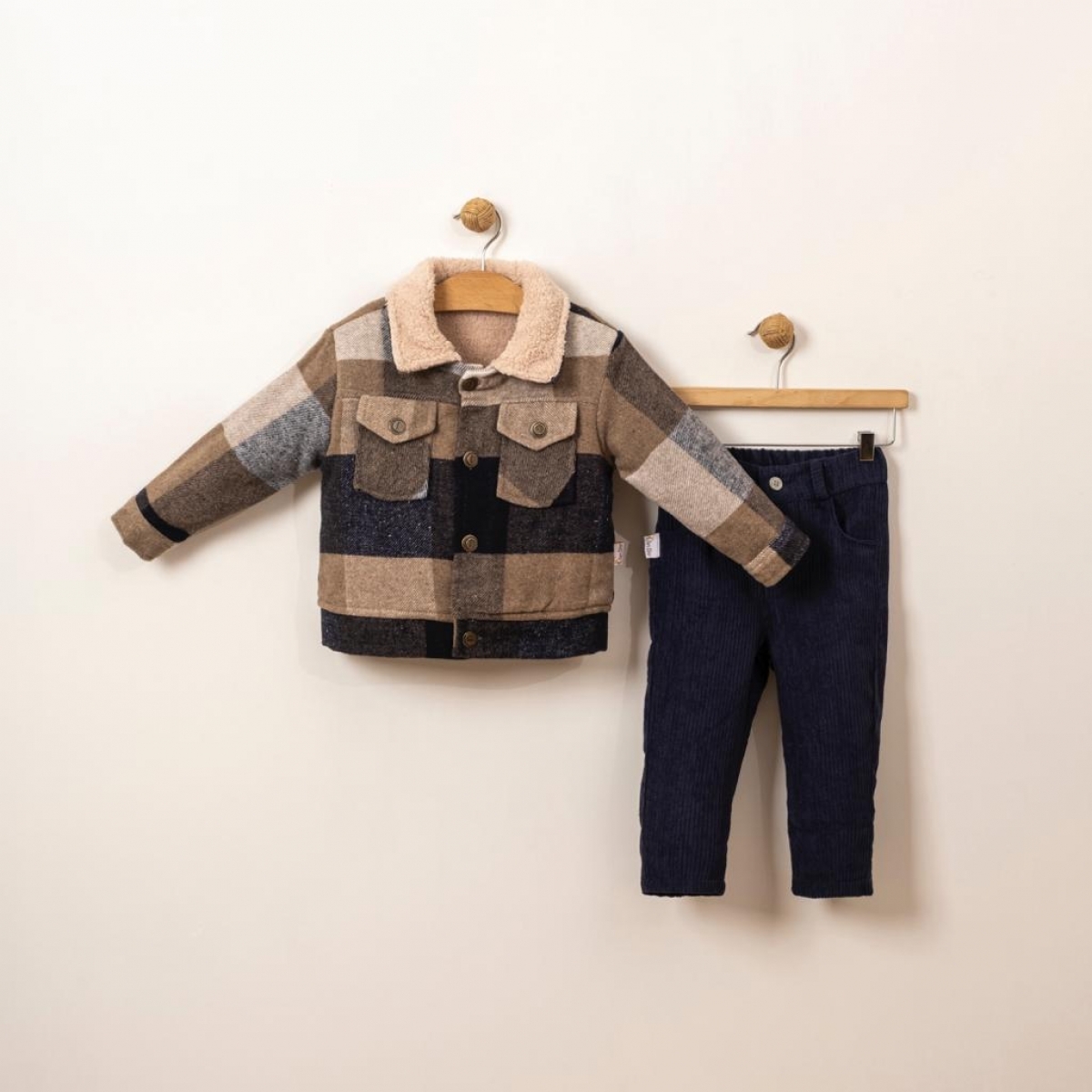 ERKEK 2-5 YAŞ ODUNCU CEKET İKİLİ TAKIM