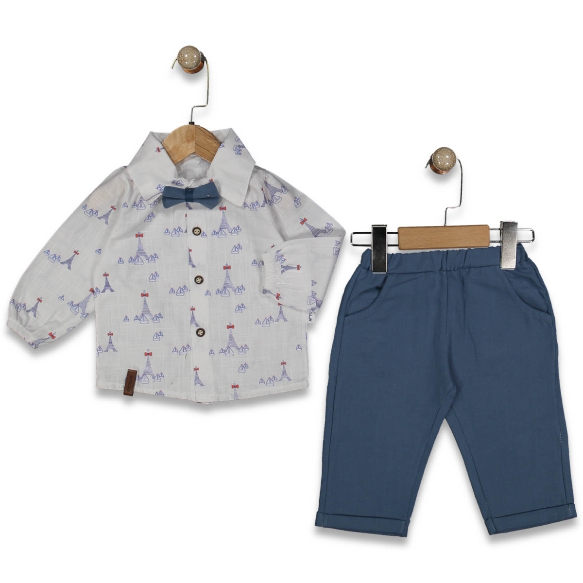 ERKEK 2/4 YAŞ PAPYONLU YAŞ GÖMLEK TAKIM