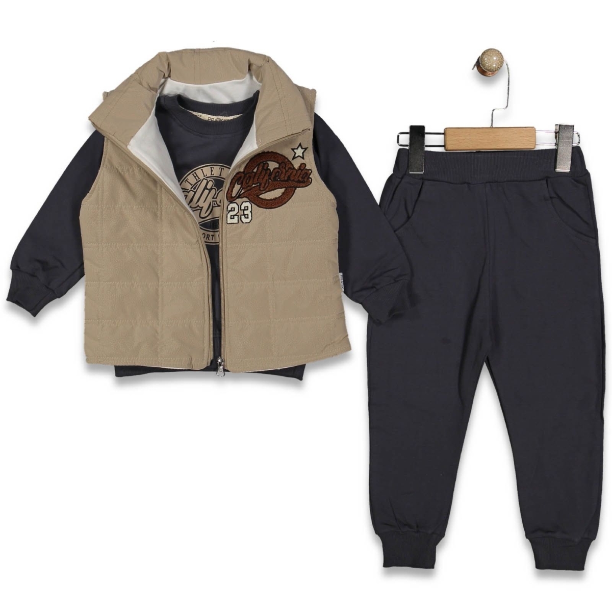 ERKEK 2/5 YAŞ 23 CALİFORNİA YELEKLİ TAKIM