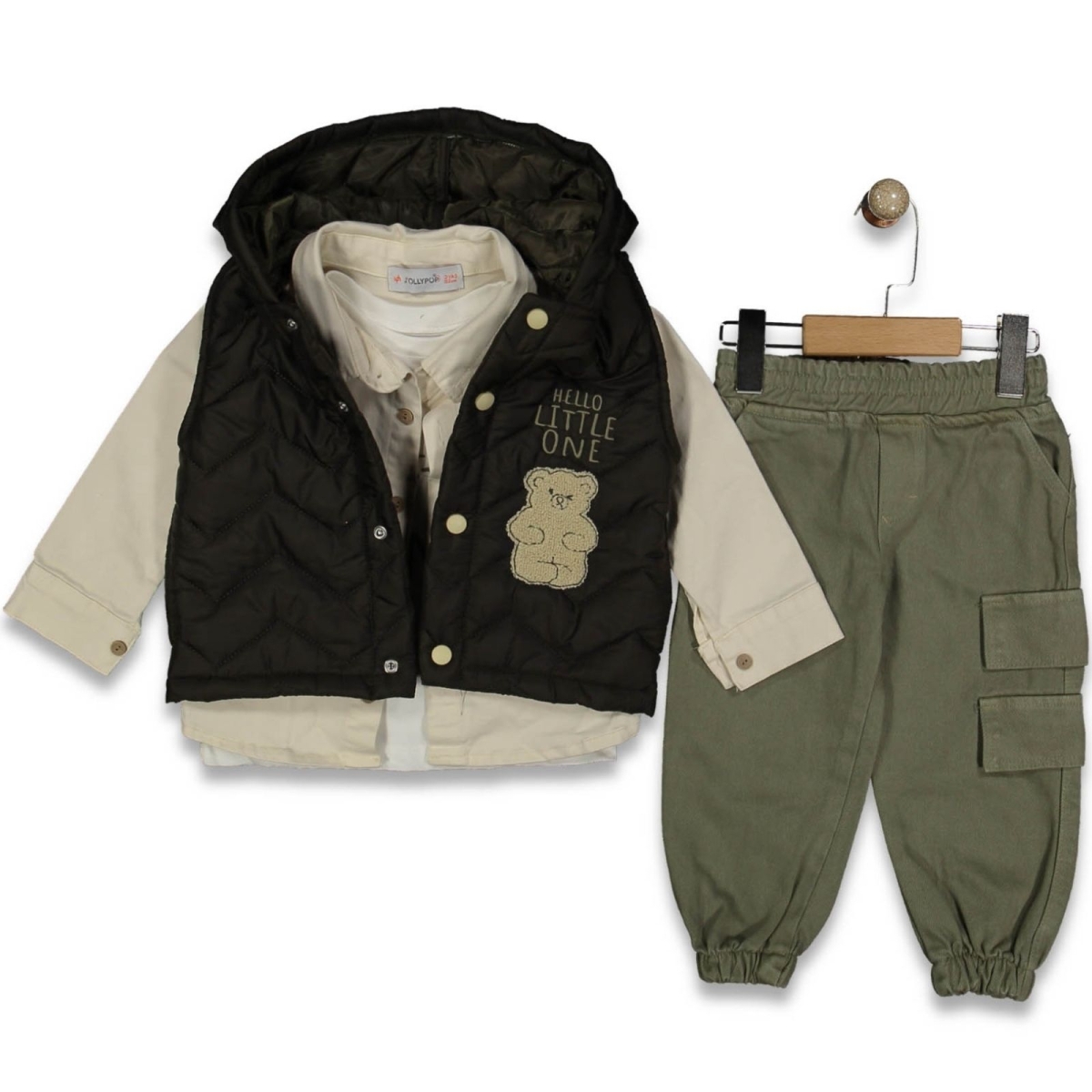 ERKEK 2/5 YAŞ 4&#039;LÜ ŞİŞME YELEKLİ TAKIM