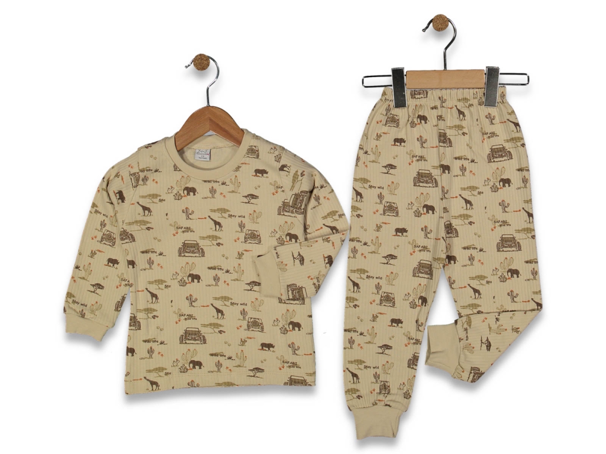 ERKEK 2/5 YAŞ AFRİKA PİJAMA TAKIM