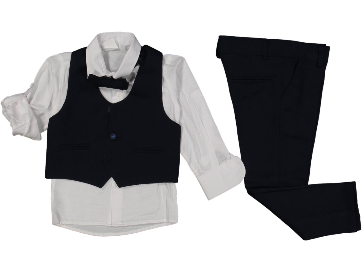 ERKEK 2/5 YAŞ BUHARA 3 DÜĞMELİ YELEKLİ TAKIM