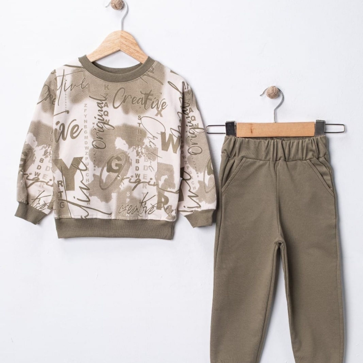 ERKEK 2/5 YAŞ CREATİVE BASKILI TAKIM