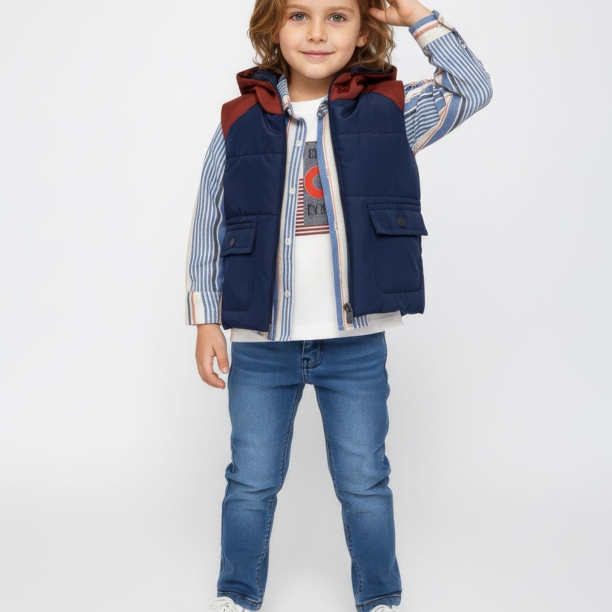 ERKEK 2/5 YAŞ ELYAFLI YELEK 4’LÜ TAKIM