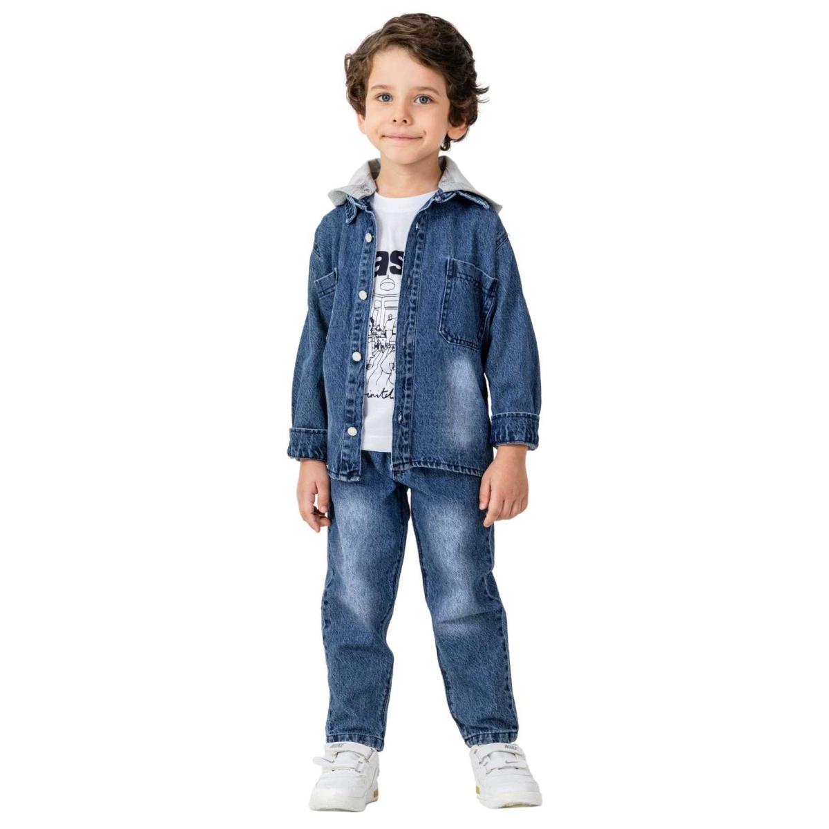 ERKEK 2/5 YAŞ OASİSİ BASKILI  ÜÇLÜ TAKIM