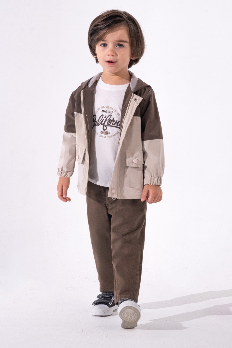 ERKEK 2/5 YAŞ SURFING YAĞMURLUK 3&#039;LÜ TAKIM