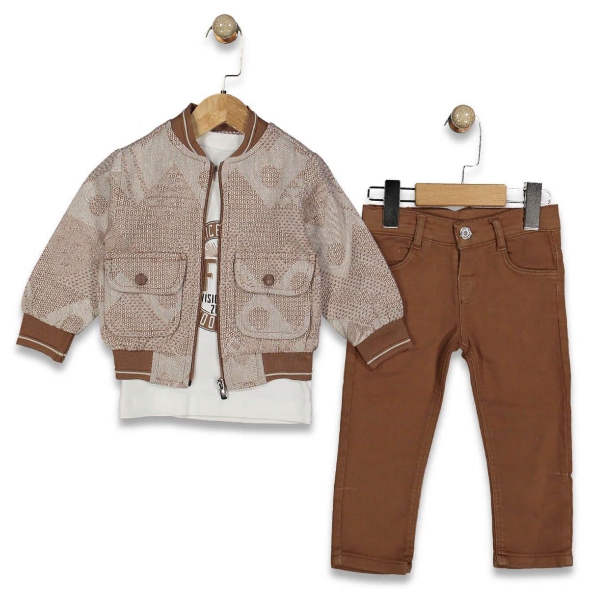 ERKEK 2/5 YAŞ TORBA CEP CEKETLİ TAKIM