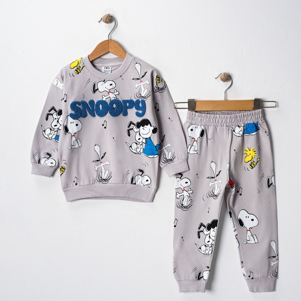 ERKEK 2/6 YAŞ ZARA SNOOPY SÜZENE ERKEK TAKIM
