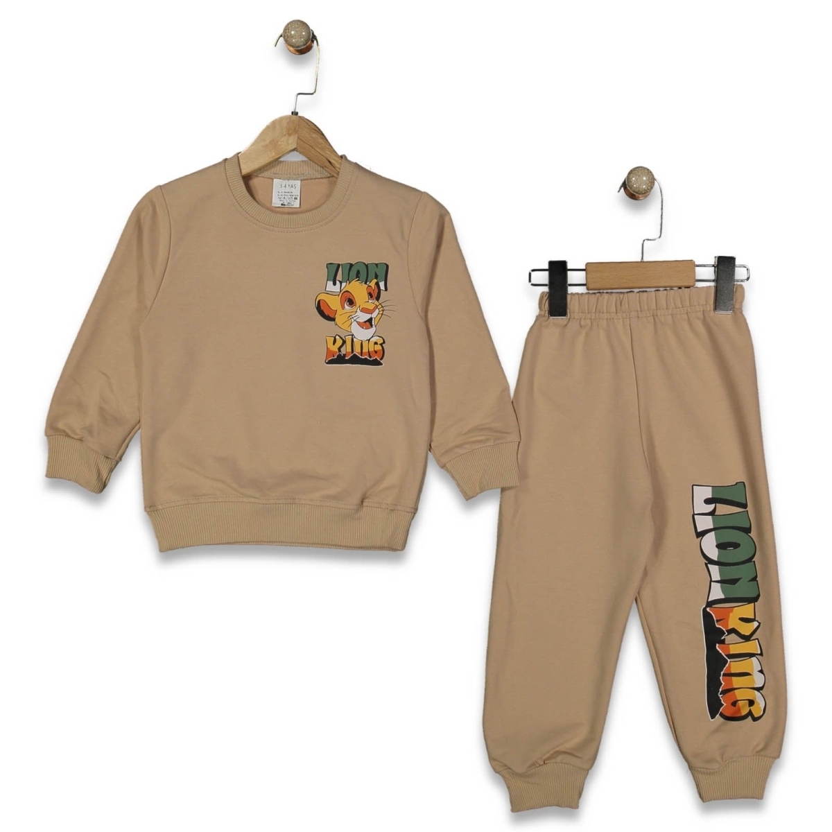 ERKEK 3/10 YAŞ LION KING ASLAN BASKILI  TAKIM