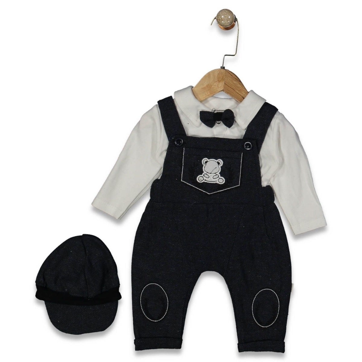 ERKEK 3/12 AY BALIK SIRTI KASKETLİ SLOPET