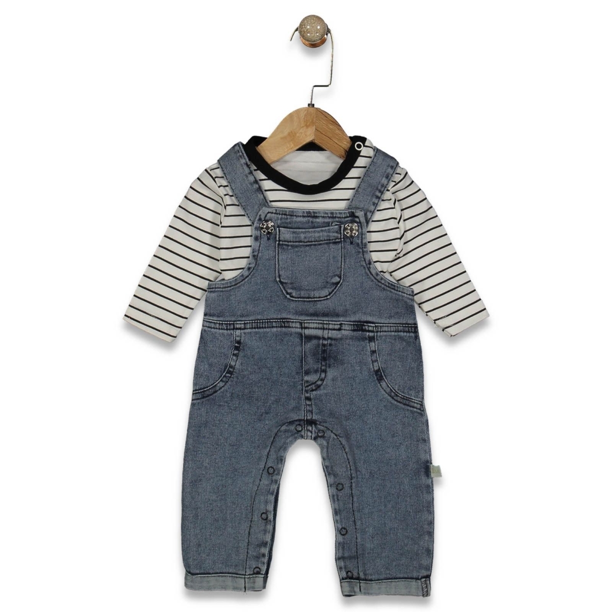 ERKEK 3/12 AY ÇİZGİLİ BADİLİ KOT SLOPET TAKIM