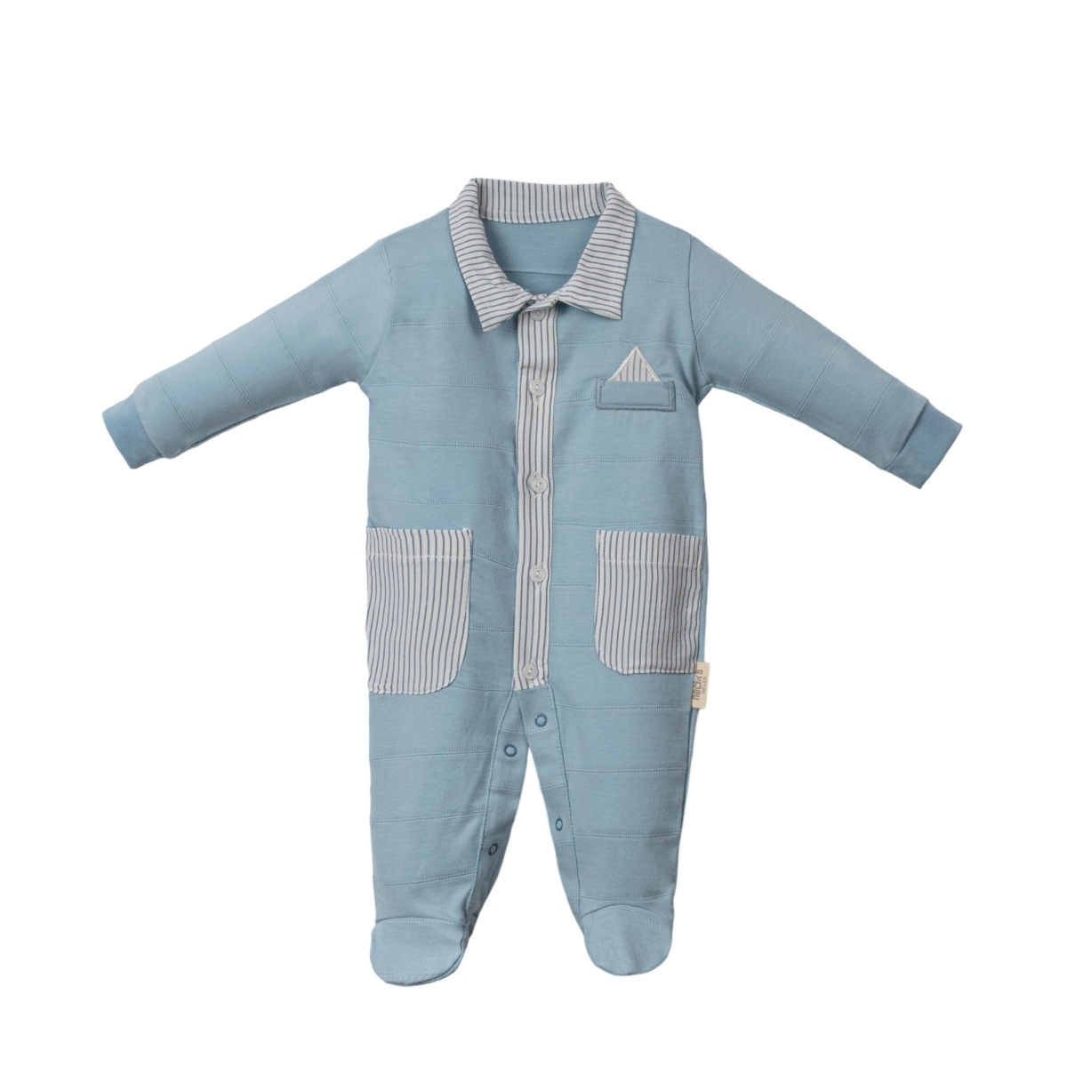 ERKEK 3/12 AY DENPASAR ÇİZGİLİ ÇEPLİ SOFT TULUM