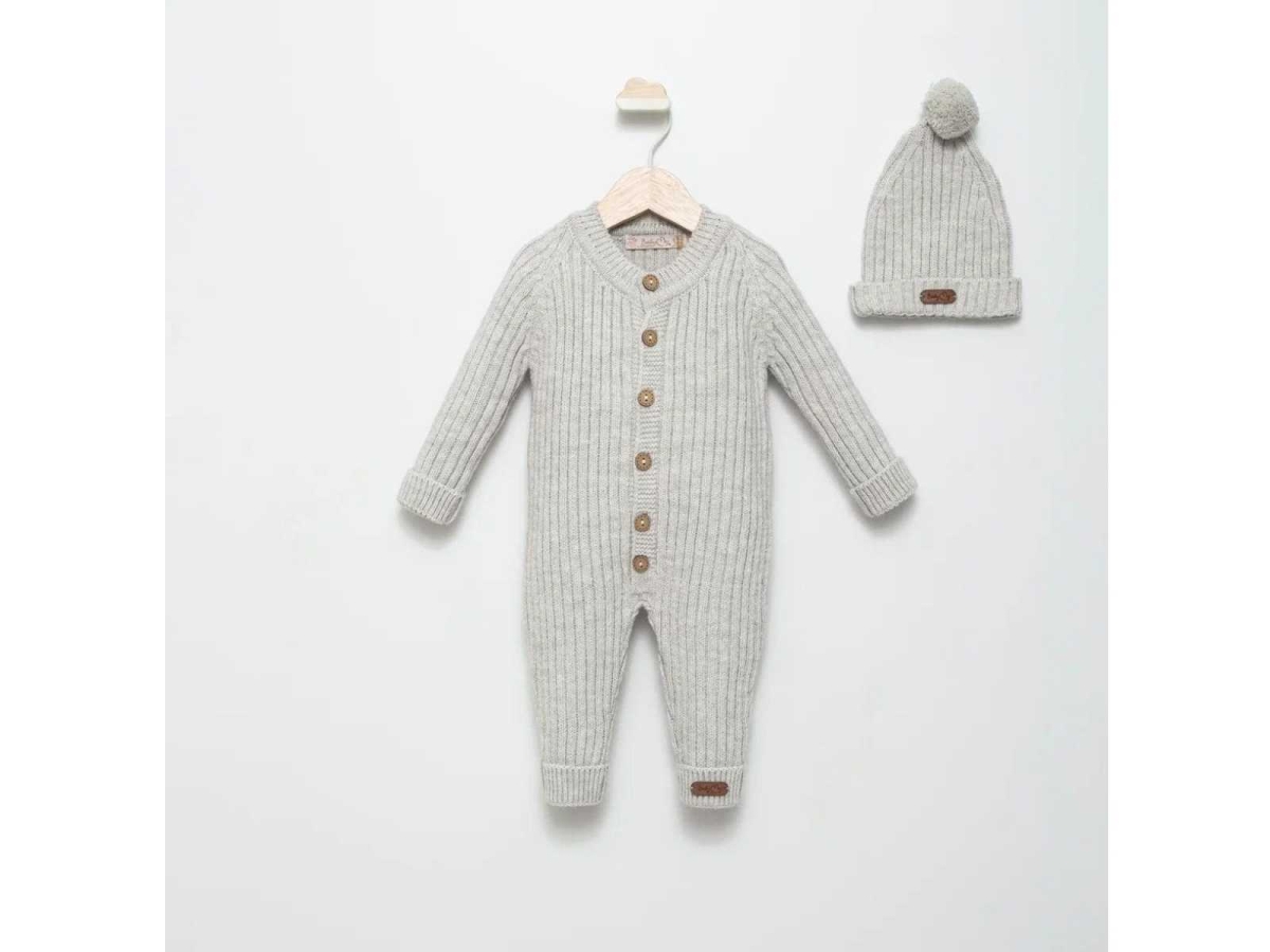 ERKEK 3/12 AY ŞAPKALI TRİKO TULUM