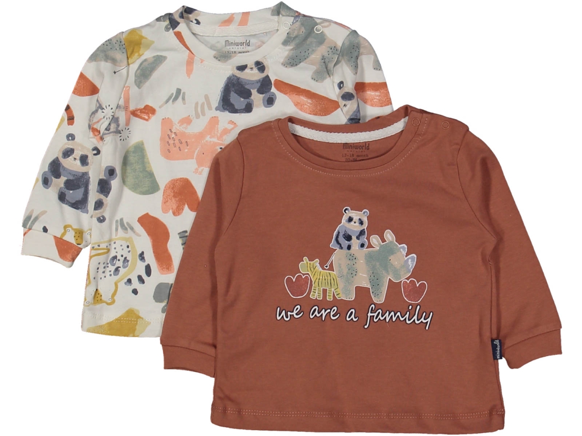 ERKEK 3/18 AY SEVİMLİ HAYVANLAR 4 BEDEN 2'İN 1PACK