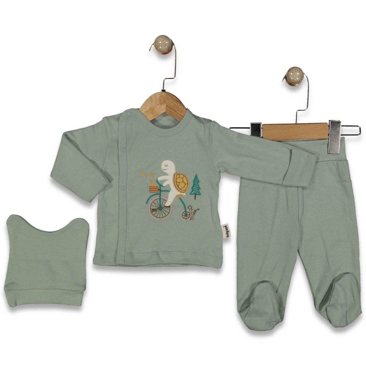 ERKEK 3/3 AY BİSİKLETLİ KAPLUMBAĞA-3 LÜ ZIBIN TAKI