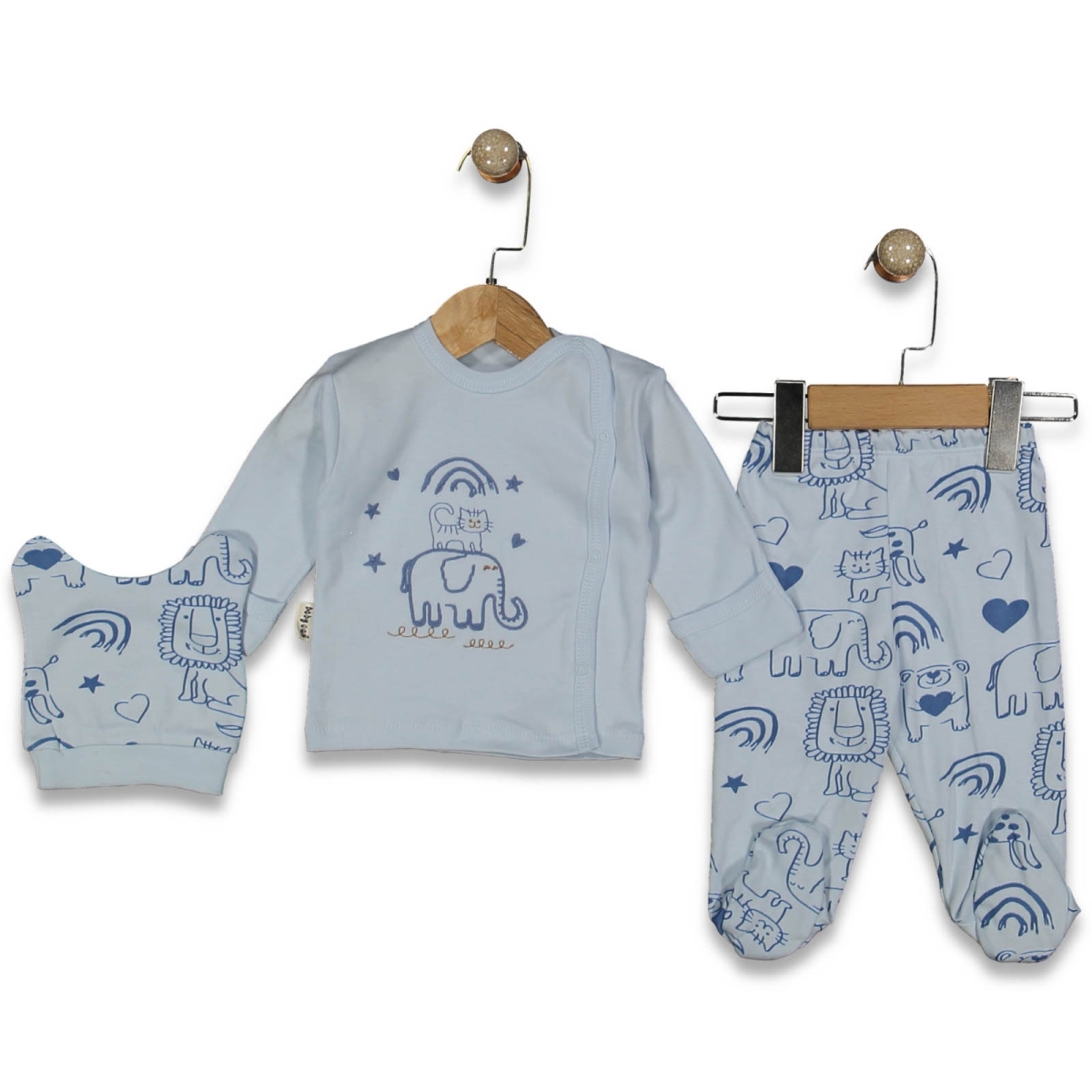 ERKEK 3/3 AY FİLLİ KEDİ 3 LÜ ZIBIN TAKIM