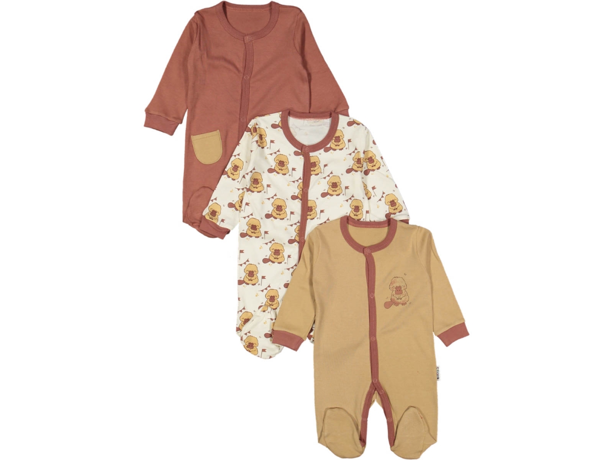 ERKEK 3/3 AY ORNİTORENK 3LU TEK BOY TULUM