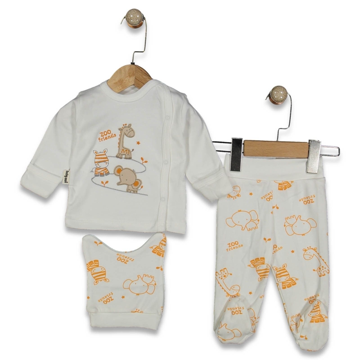 ERKEK 3/3 AY ZÜRAFA FİL 3 LÜ ZIBIN TAKIM