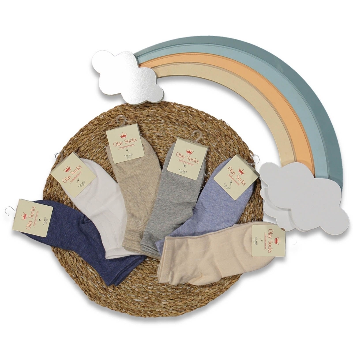 ERKEK 3/5 YAŞ 6LI ASORTİLİ ERKEK SOKET ÇORAP