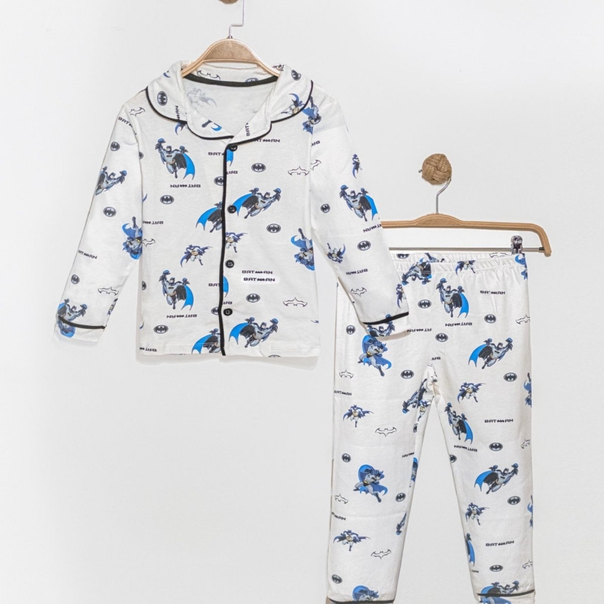 ERKEK 3/6 YAŞ BATMAN BASKILI PİJAMA TAKIM