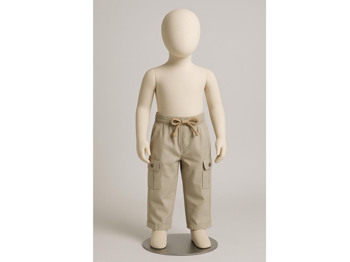 ERKEK 3/7 YAŞ KETEN ÇİFT KATGO CEPLİ KAPRİ