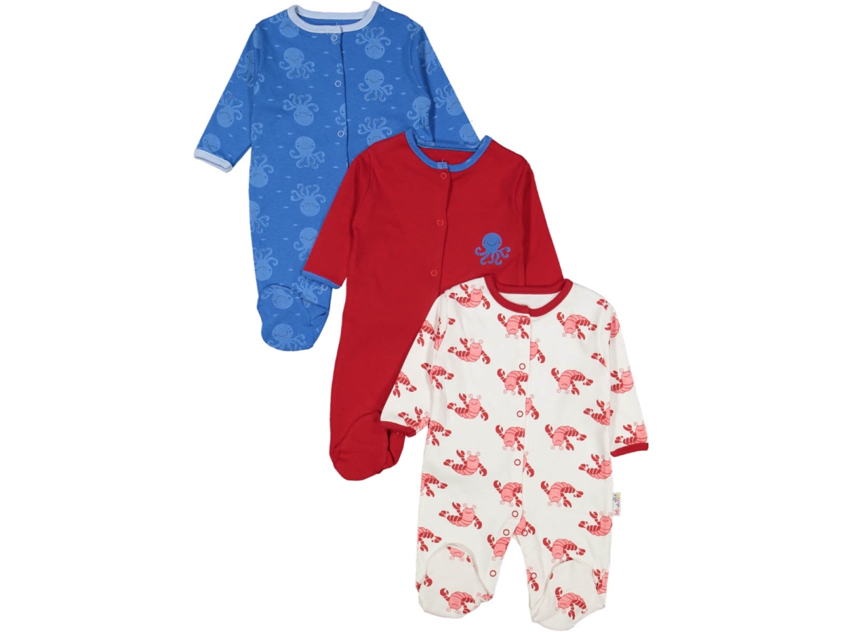 ERKEK 3/9 AY AHTAPOT YENGEÇ BASKILI TULUM