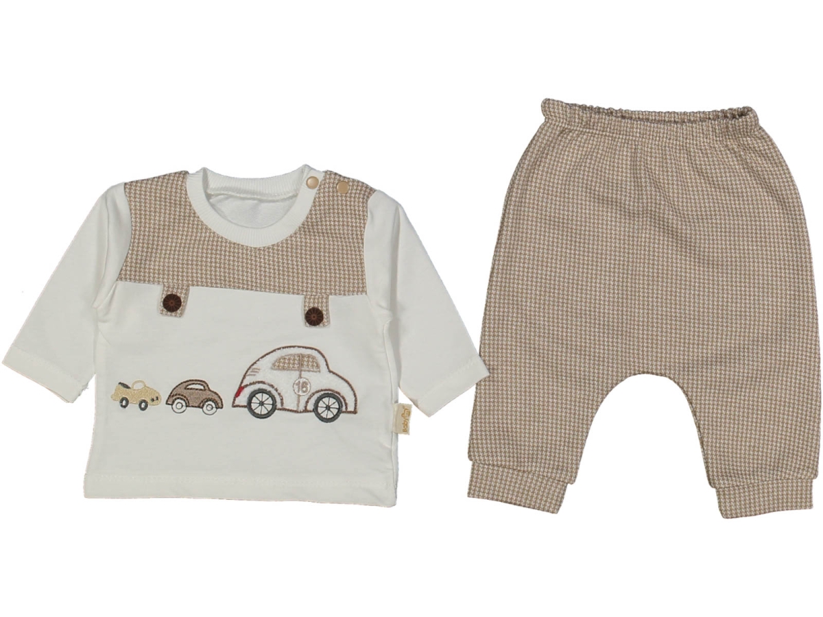 ERKEK 3/9 AY ARABALI 2Lİ SWEAT TAKIM