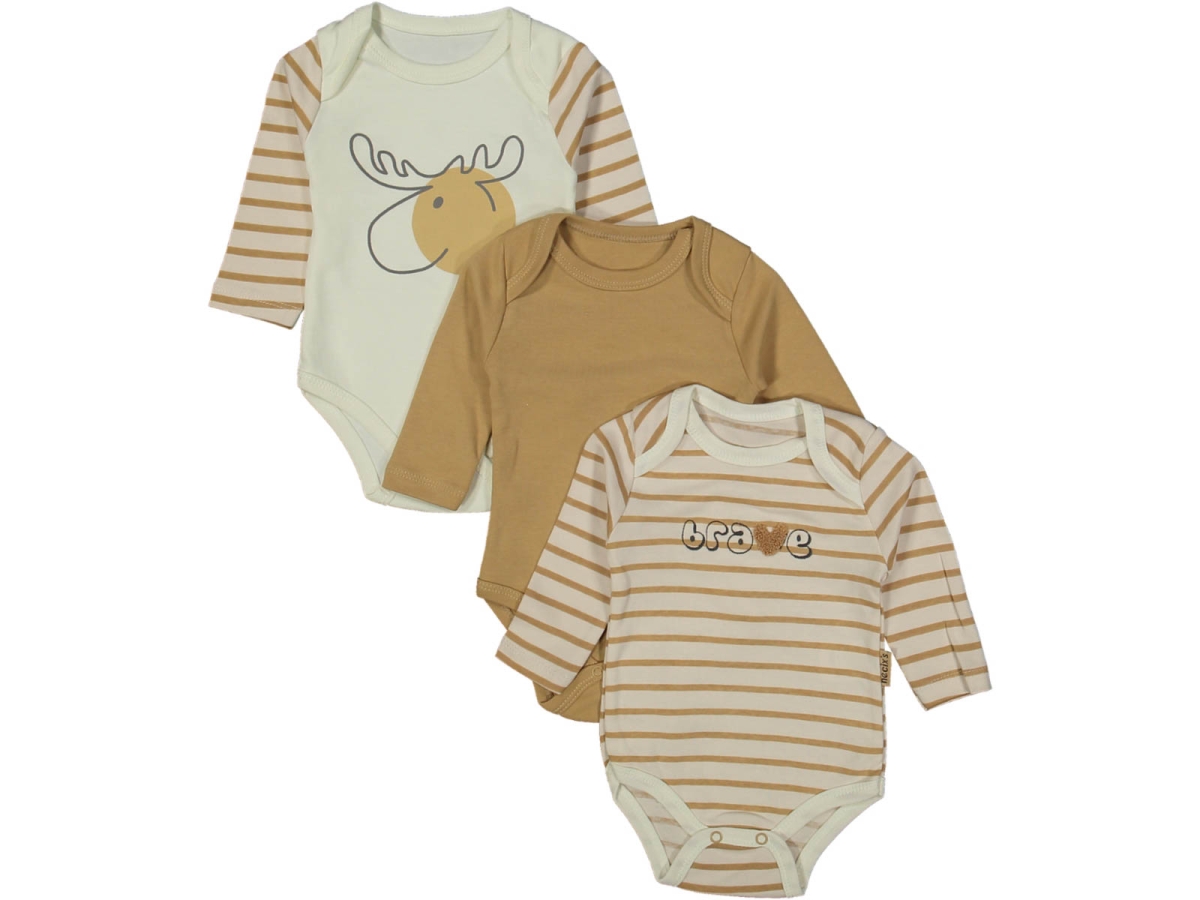 ERKEK 3/9 AY ÇİZGİLİ GEYİK TEK BOY BADİ