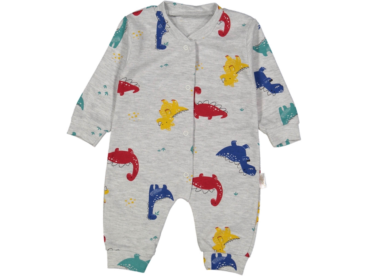 ERKEK 3/9 AY DİNAZOR BASKILI MANŞETLİ TULUM