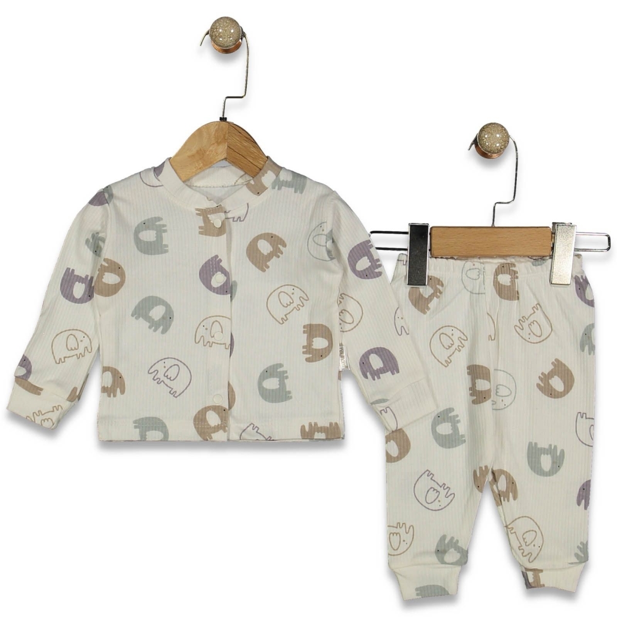 ERKEK 3/9 AY FİL PİJAMA TAKIM