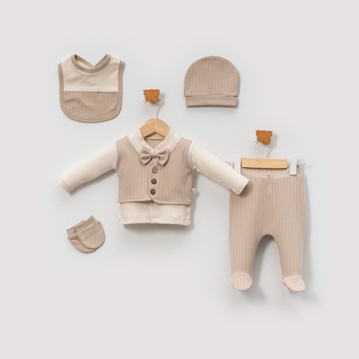 ERKEK 3/9 AY GENİŞ RAPORLU 5’Lİ ERKEK SET