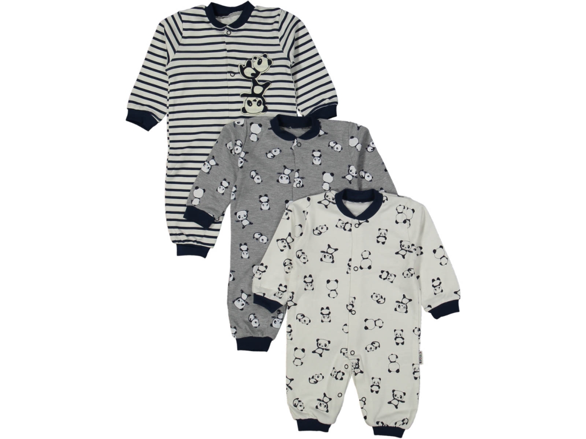 ERKEK 3/9 AY PANDA BASKILI TEK BOY TULUM