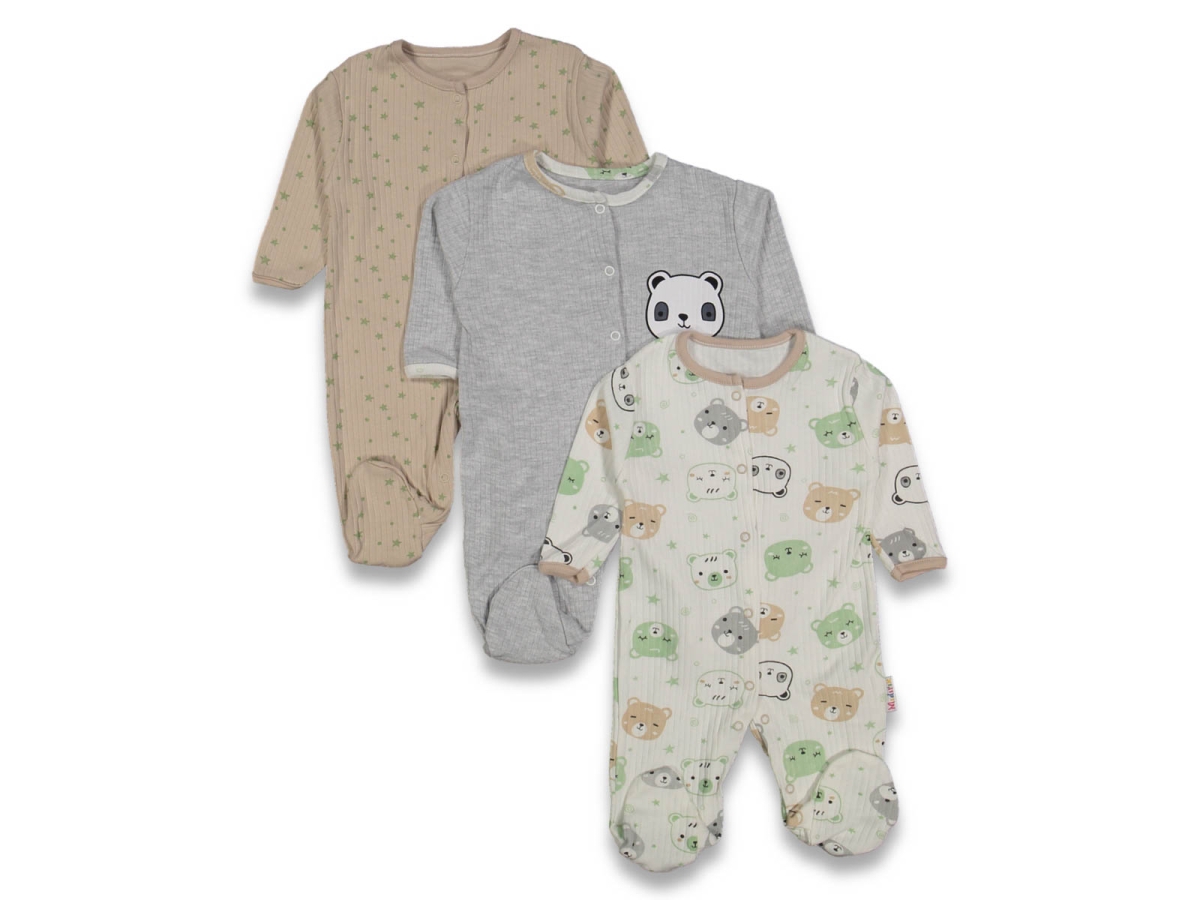 ERKEK 3/9 AY PATİKLİ RENKLİPANDA TULUM 