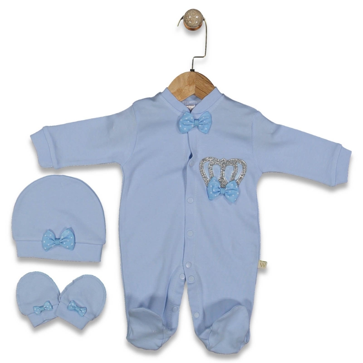 ERKEK 3/9 AY TAŞLI TAÇ TULUM SETİ