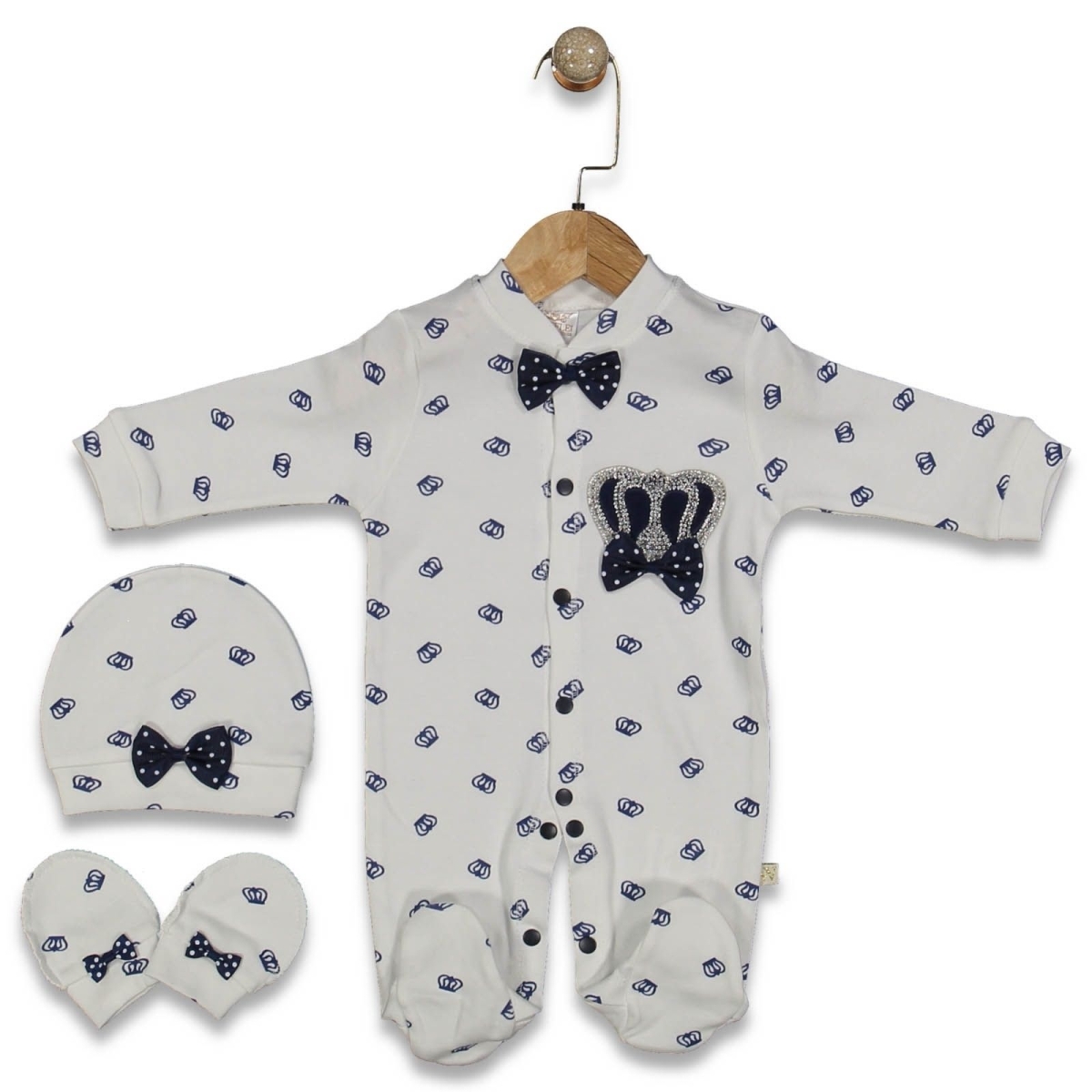 ERKEK 3/9 AY TAŞLI TAÇ TULUM SETİ