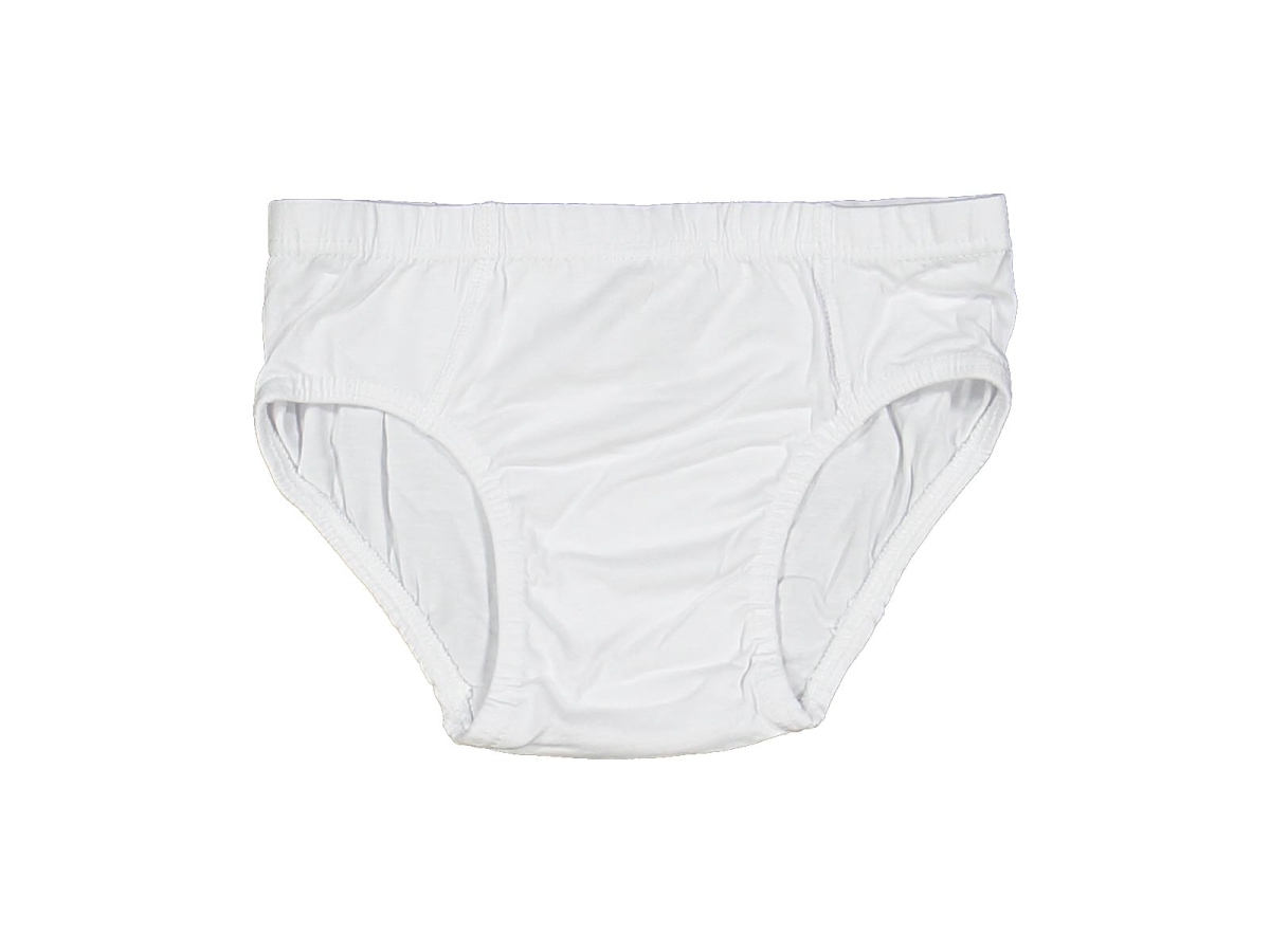 ERKEK 4/5 YAŞ BEYAZ LİKRALI KOM SLİP