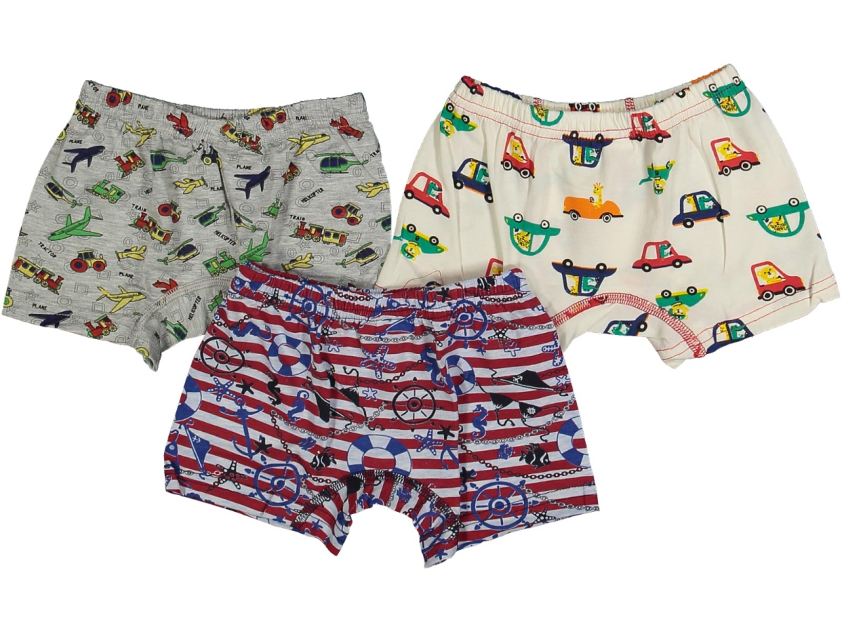 ERKEK 4/5  YAŞ KARIŞIK BASKILI 12&#039;Lİ BOXER