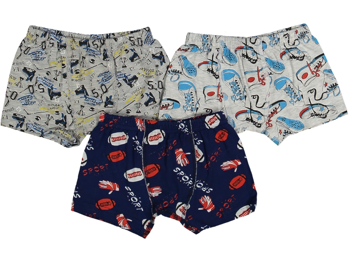 ERKEK 4/5  YAŞ  KARIŞIK BASKILI 12&#039;Lİ BOXER