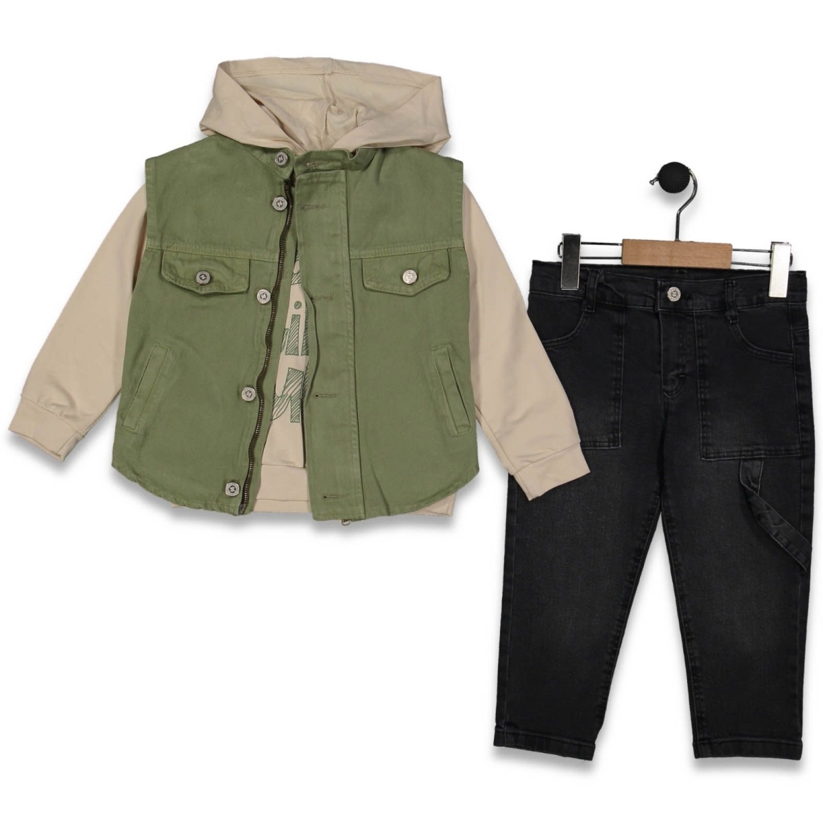 ERKEK 4/7 YAŞ I DON'T LİKE 3'LÜ ERKEK ÇOCUK TAKIM