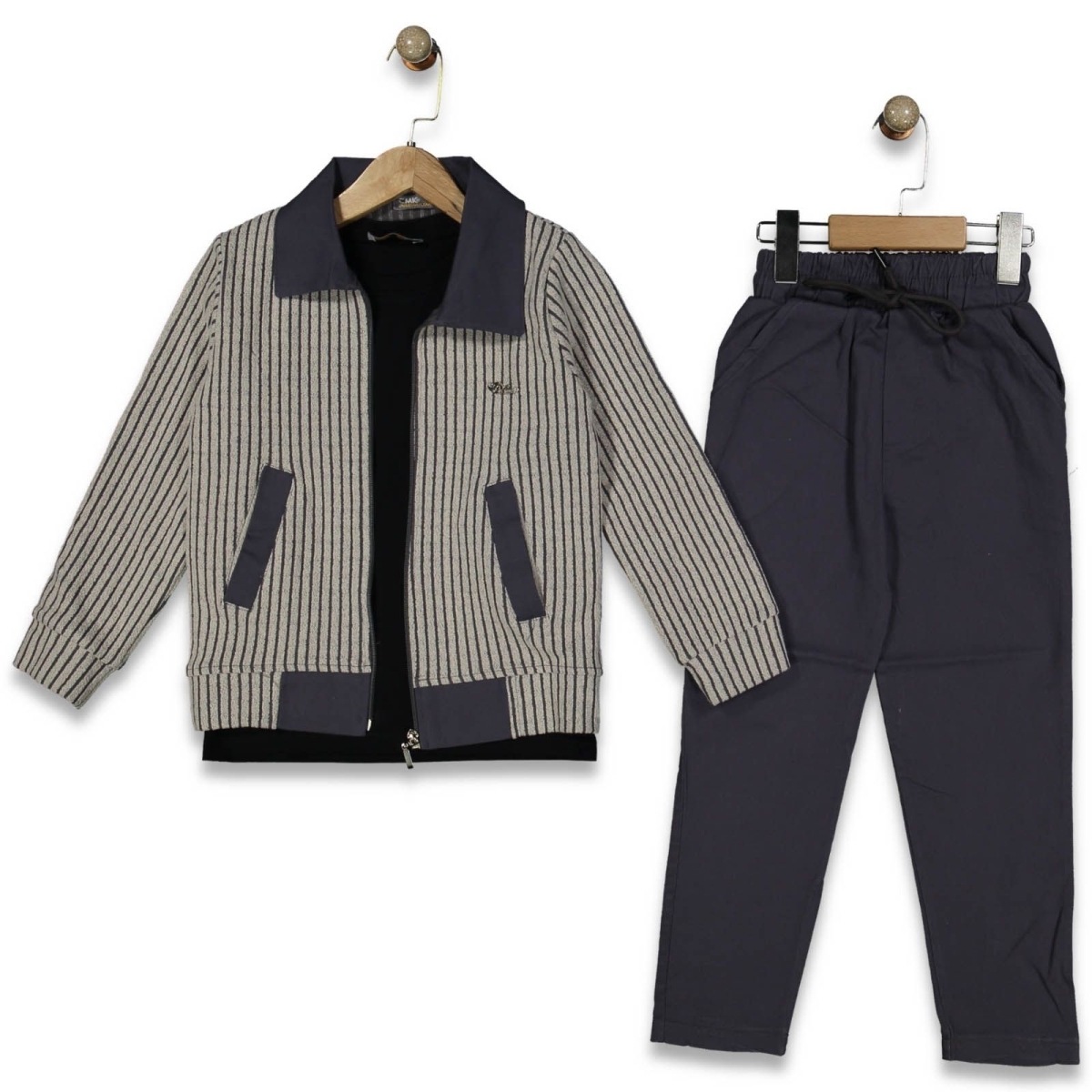 ERKEK 5/12 YAŞ ÇİZGİLİ CEHANGE YOUR LIFE  TAKIM