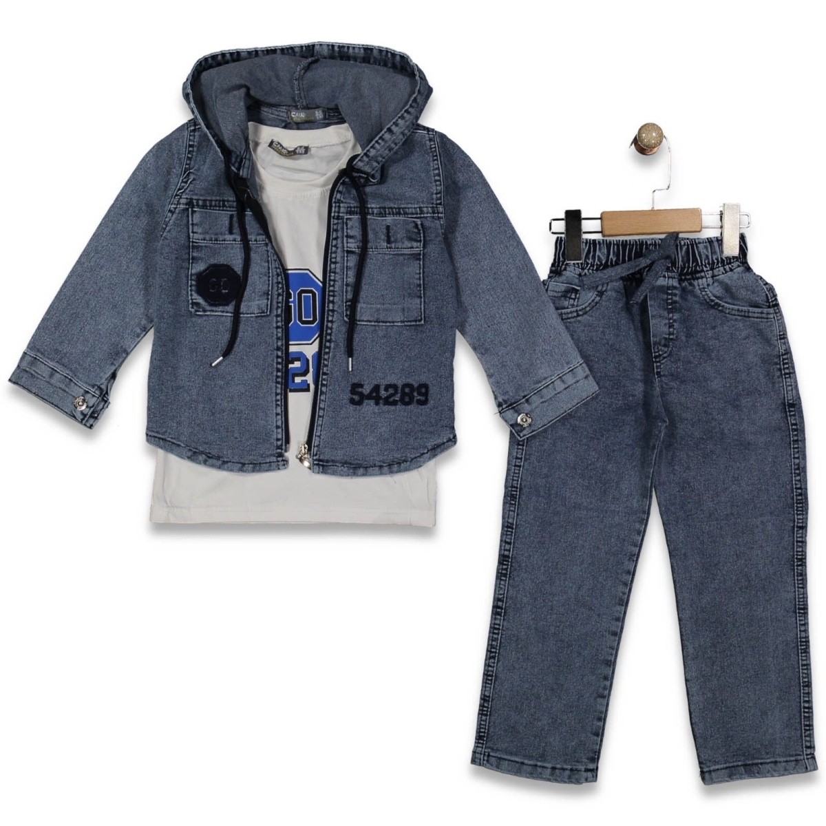 ERKEK 5/12 YAŞ GO ARMALI 3 LÜ KOT  TAKIM