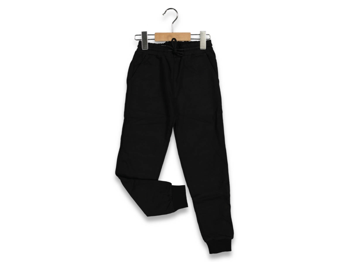 ERKEK 5/8  YAŞ CEPLİ PAÇA LASTİKLİ 2İP BASIC EŞOFMAN TEK ALT