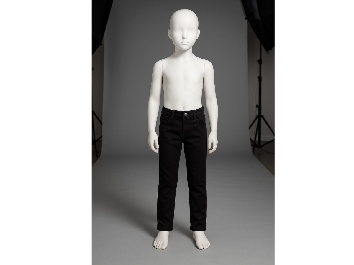 ERKEK 5/8 YAŞ SİYAH LİKRALI KOT PANTOLON